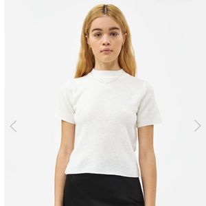 Stelen Kit Fuzzy Tee in Off White